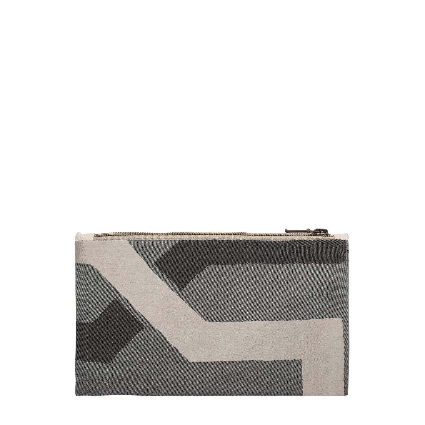 Abstract Grey Zip Purse Image