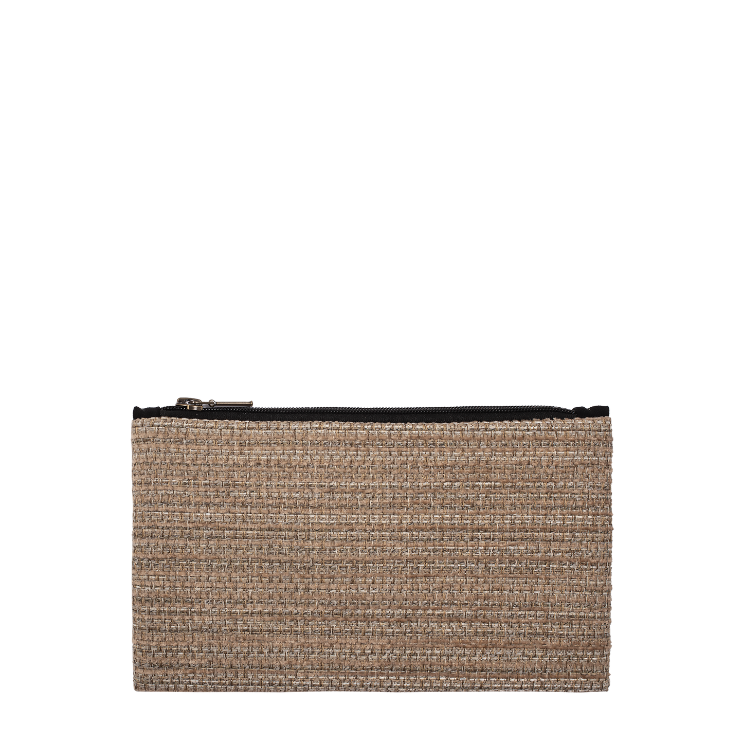 Cream Black Zip Purse Image