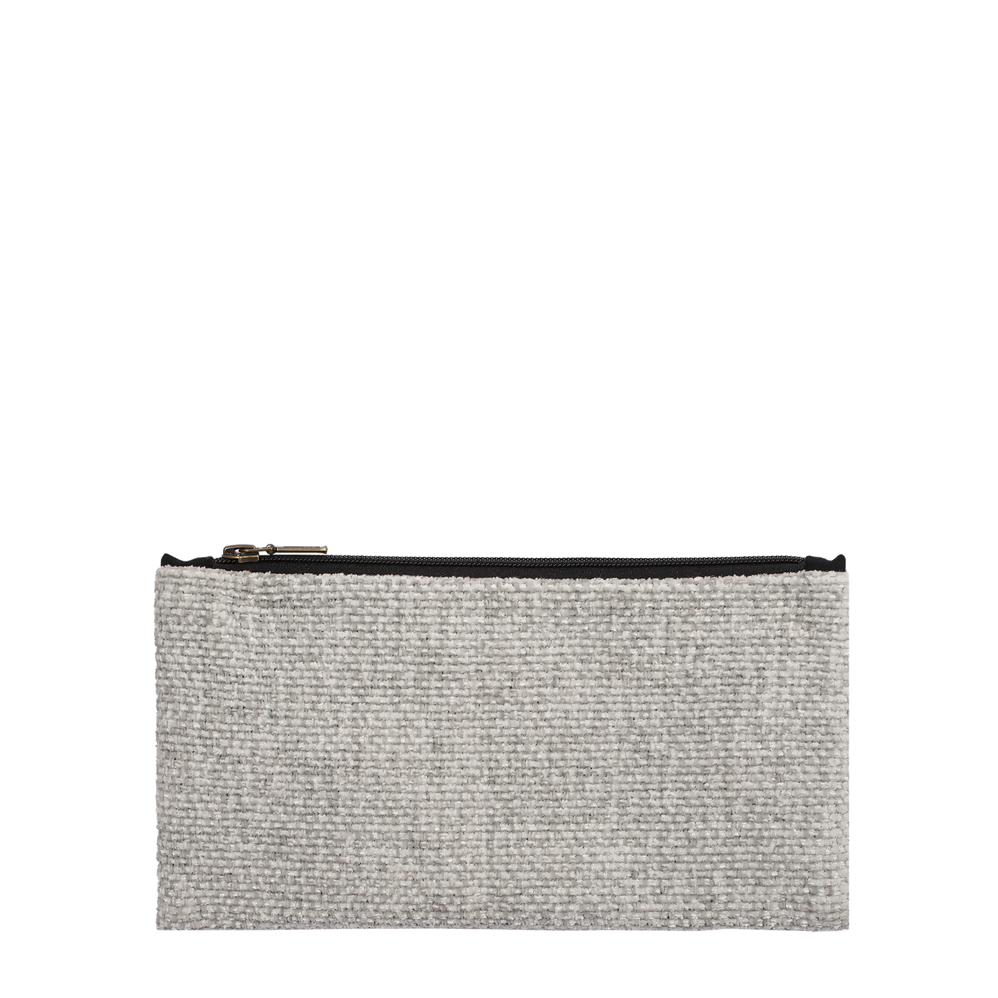 Ice Grey Check Zip Purse