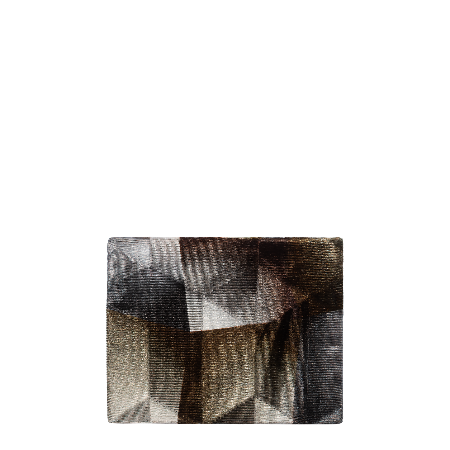 Laser Cut Velvet Abstract Zip Purse