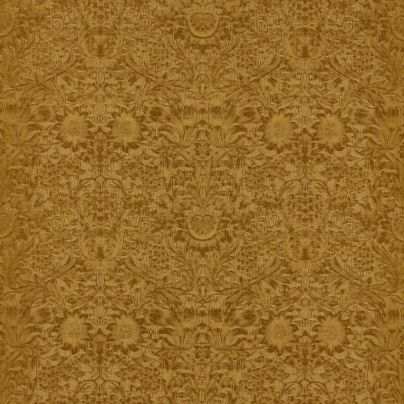 Morris & Co - Sanderson Velvet Mustard 1