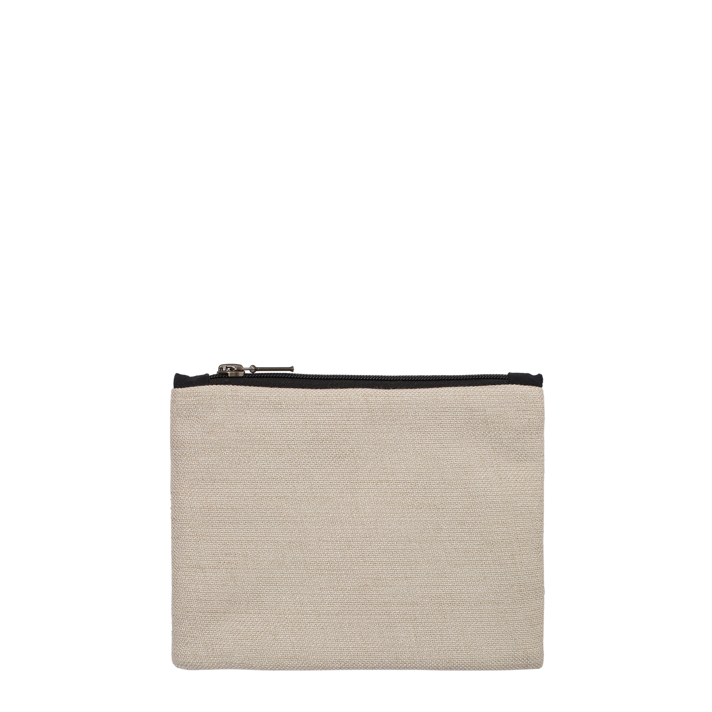 Metallic Cream Zip Purse Image