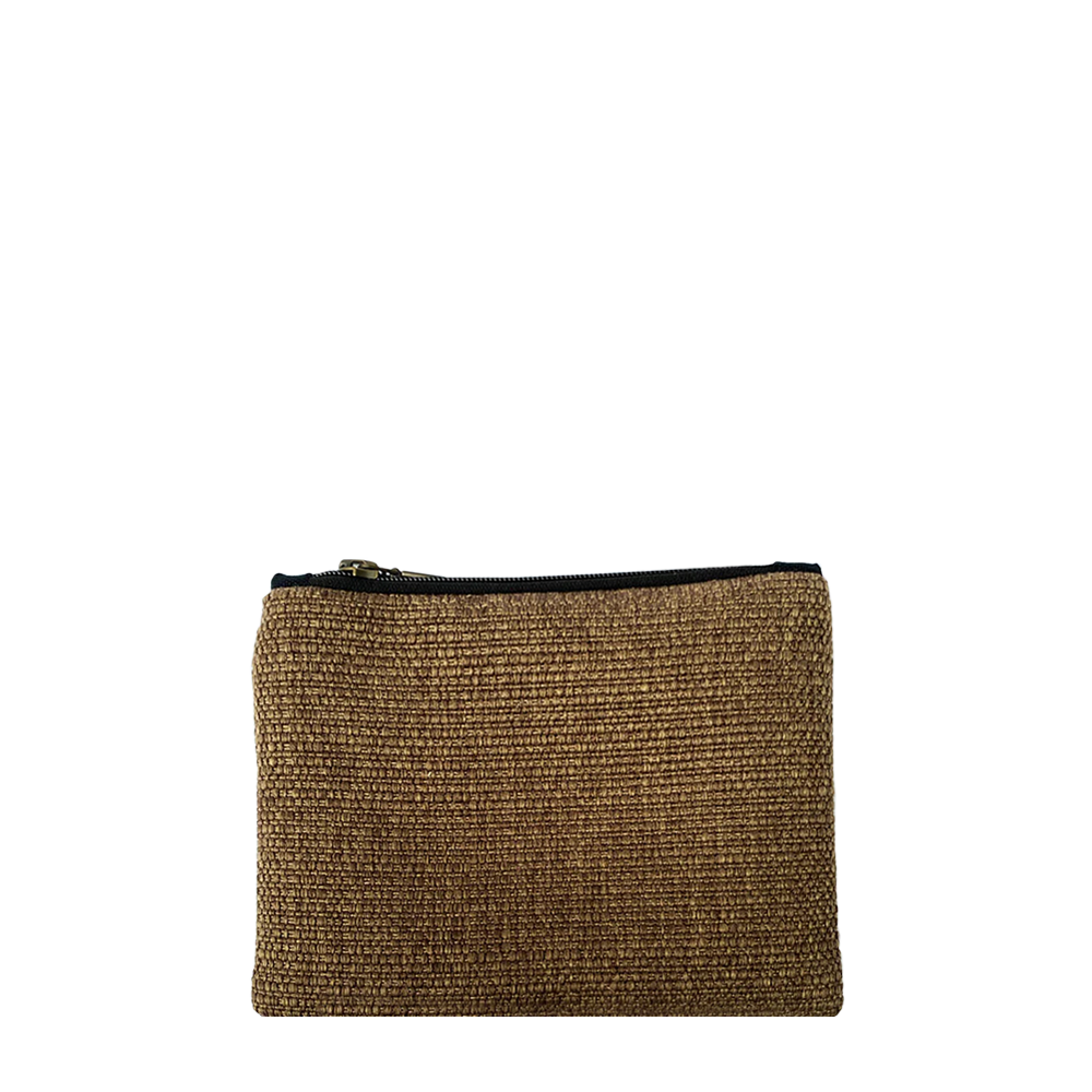 Chocolate Brown Zip Purse Image