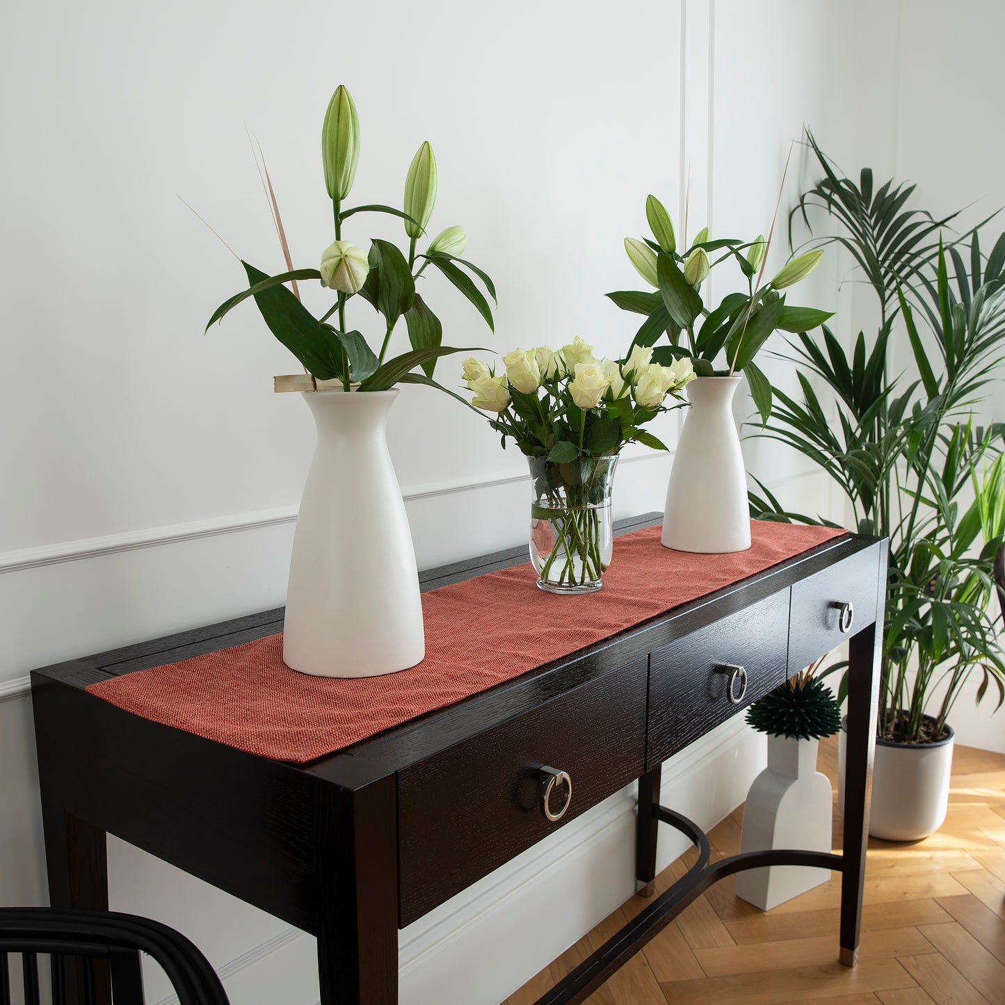 Pink and Red Table Runner