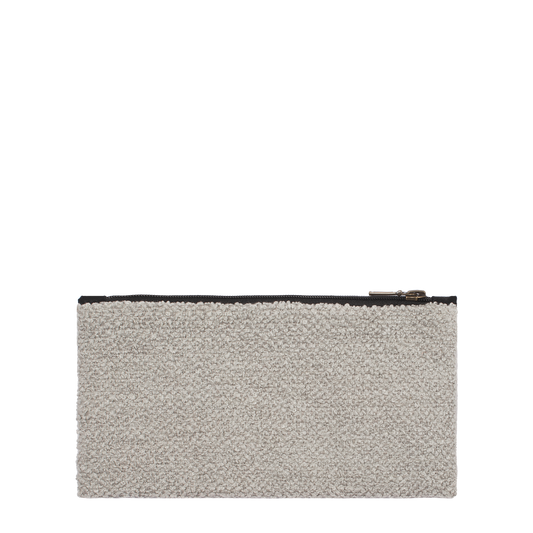 White Zip Purse