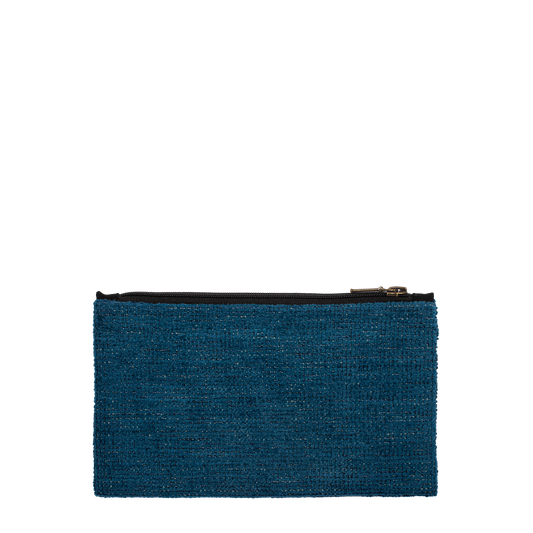 Electric Blue Zip Purse