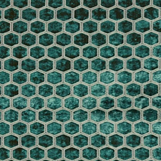 Designer Guild Polyester Mix Teal 1