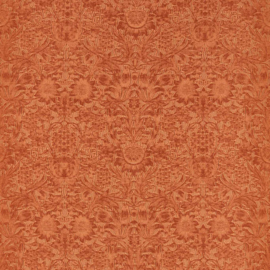 Morris & Co - Sanderson Velvet Burnt Orange 1A