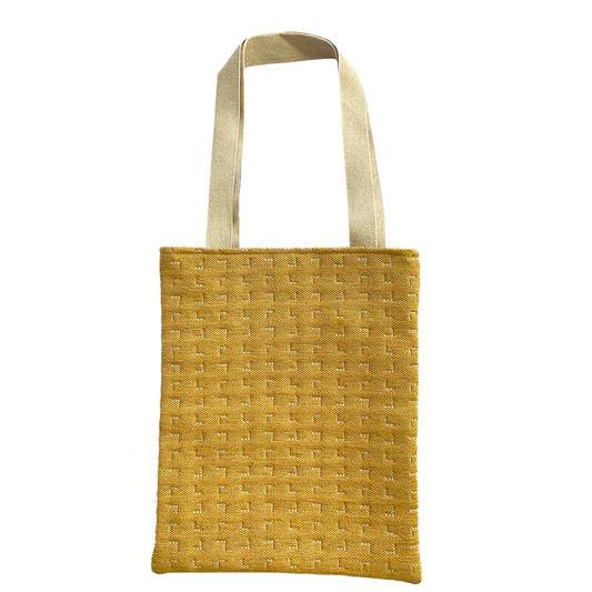 Yellow Geometric Tote Bag